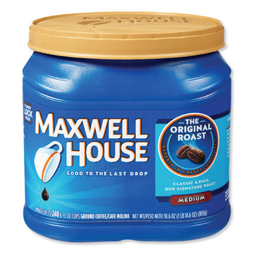 Maxwell House® Coffee, Regular Ground, 30.6 Oz Canister freeshipping - TVN Wholesale